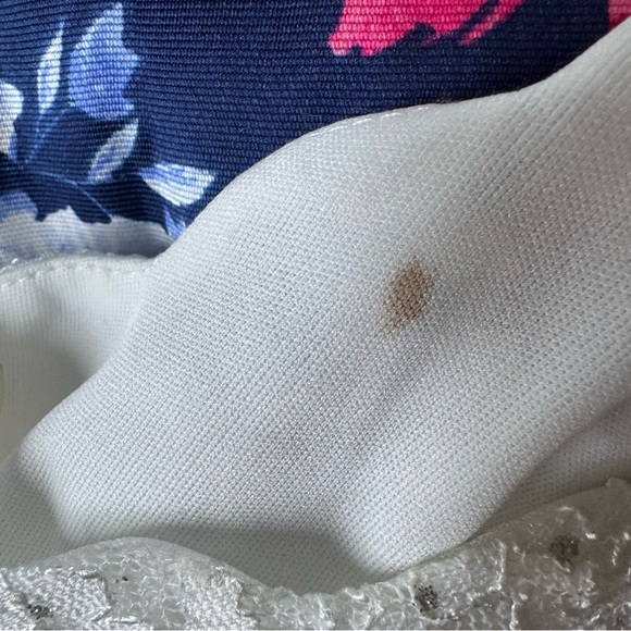 Speechless High Low Floral Dress Lace Embellished Sleeveless Girls 10-12 - Picture 9 of 10